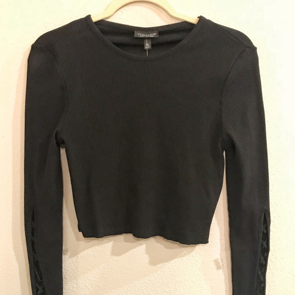Top Shop Ribbed Crop Top, Sz. 12, NWT